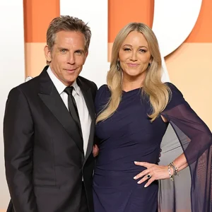 Ben Stiller and Christine Taylor Shine at 2025 Emmy Awards Red Carpet