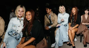 Elle Fanning Stuns in All-Denim at Coach NYFW Show