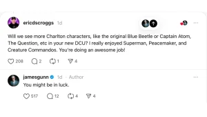 James Gunn Teases More Charlton Characters Joining DCU Soon