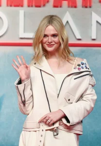 Elle Fanning Faces Apex Predator at Predator: Badlands Premiere