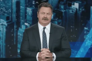 Nick Offerman Urges Trump to Back Small Farmers on Daily Show