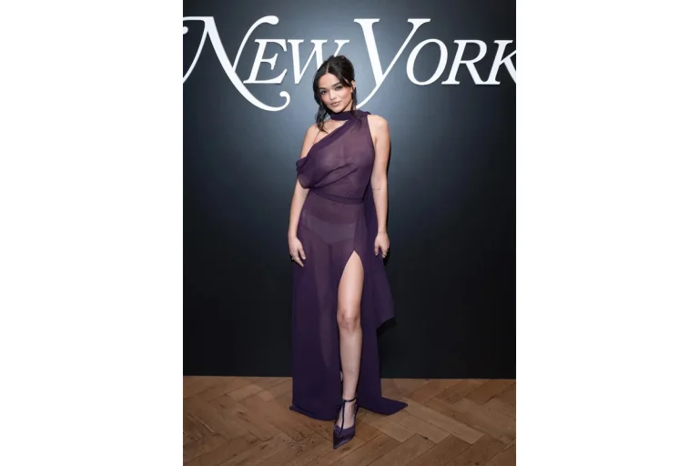 Rachel Zegler Stuns in Sheer LaQuan Smith Dress at NYC Event