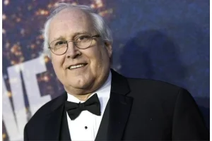 Chevy Chase Makes Rare Wheelchair Appearance at Awards