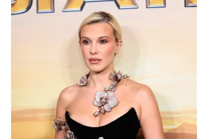 Millie Bobby Brown Stuns in Bold Corset and Mini Shorts Look