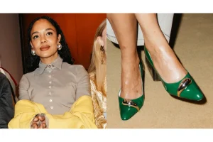 Tessa Thompson Sparks Trend with Bold Two-Tone Boots