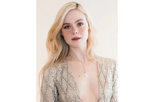 Elle Fanning’s Givenchy Blazer Hides Bold Bra at Saturn Awards