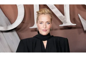 Gillian Anderson Stuns with Ageless Look at Paris Runway