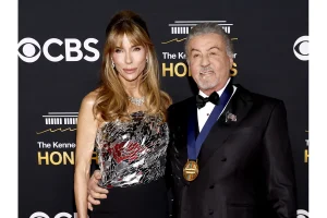 Sylvester Stallone Spotted With Wife Amid Tulsa King Filming